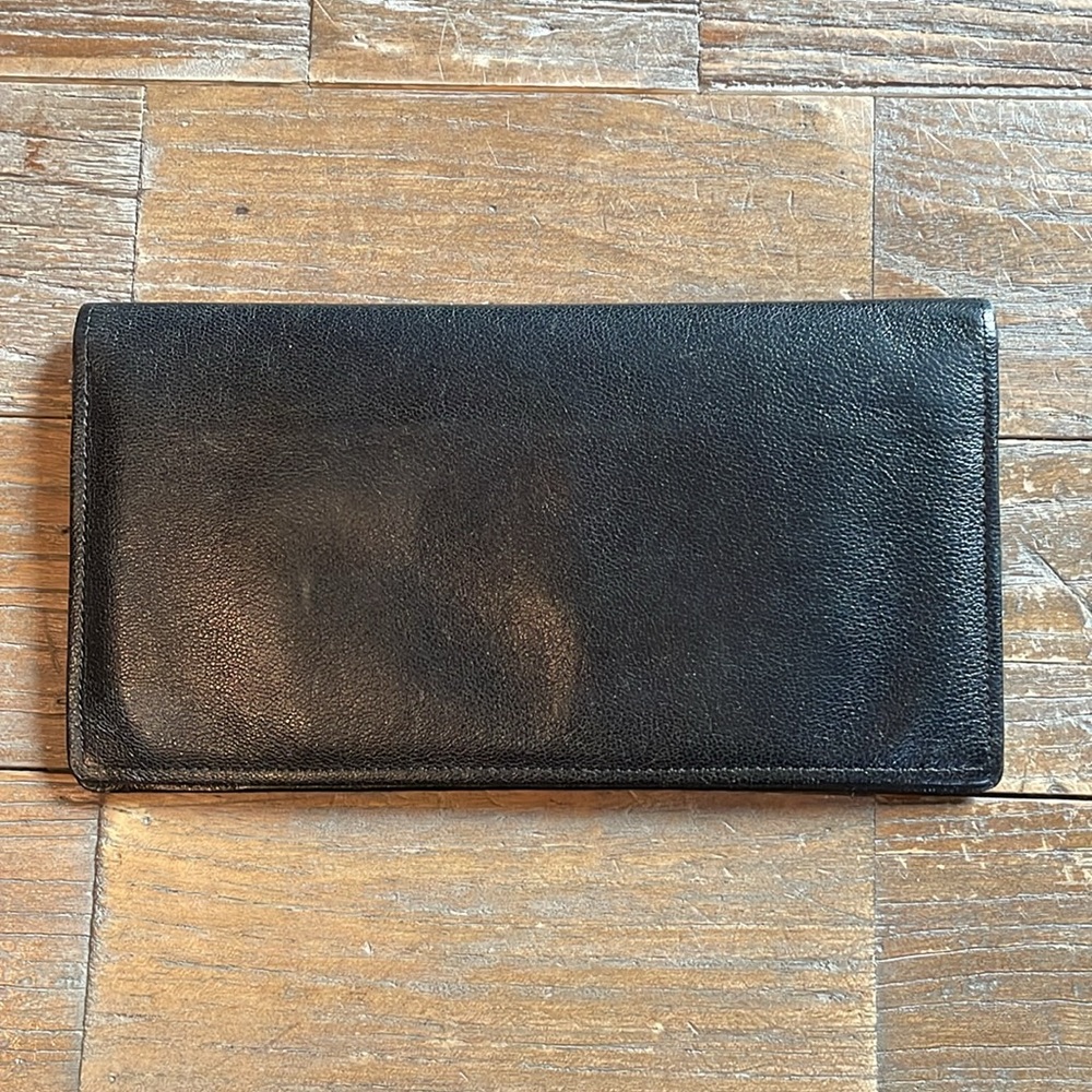 Vintage Viking Leather Bifold Wallet Made in England🖤